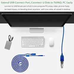 Câble d'extension Rallonge USB 2.0 mâle à femelle 1.5m 3m 5m 10m