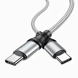 Câble de Charge et de Données HOCO X50 USB-C Type-c to vers Type-c 100W 5A 2m
