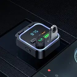 Emetteur FM Bluetooth + chargeur AUTO PD type-c et USB QC3.0 20W Borofone BC53