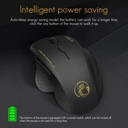 IMICE G6 Souris Sans-fil 2.4GHz Gaming 6 Boutons 1600DPI