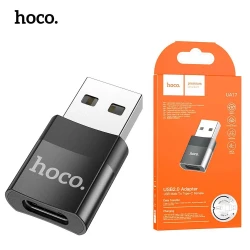 HOCO UA17 Adaptateur OTG USB Mâle vers USB-C Type-c Femelle Transfert et charge 60W