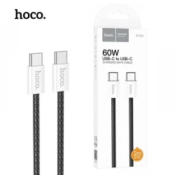 Câble de charge et données Type-c vers Type-c 60W HOCO X104 2m