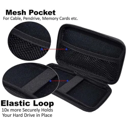 Pochette Étui anti-choc pour disque dur externe HDD SSD USB 2.5 pouces - Modèle C