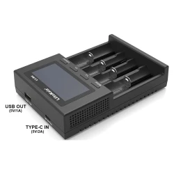 LiitoKala Lii-M4 Chargeur de pile universel intelligent Li-ion NiMH 18650 21700 26650 AA AAA