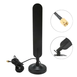 Antenne 4G 5G WiFi LTE pour routeur modem à Gain Elevé 25dBi SMA Mâle avec Cable 3m