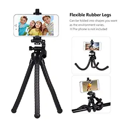 Trépied Portable Flexible pour téléphone Portable Go pro caméra avec support smartphone Yunteng VCT-3280