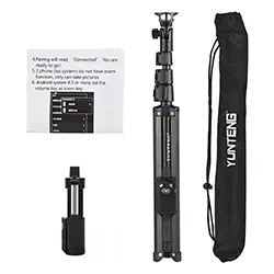 Trepied et perche à Selfie yunteng VCT-1388 avec télécommande Bluetooth pour smartphone téléphone Android IOS Iphone Caméra