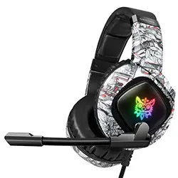 Casque Gaming ONIKUMA K19 avec Microphone RGB pour PC PS4 Xbox One Switch