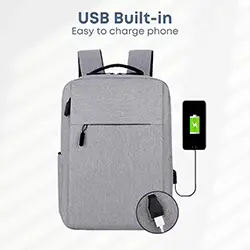 Sac a dos pour ordinateur portable LAPTOP 15.6pouce etanche avec Cable USB