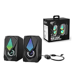 Haut-parleur PC Gaming HAVIT Gamenote SK563 RGB Stéréo