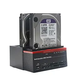 Station d'accueil Docking HDD Multi-fonction Clonage SATA IDE triple emplacement USB 3.0 - 893u3
