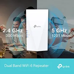 Répéteur WiFi 6 Amplificateur TP-Link RE500X Bi-Bande AX1500 Gigabit