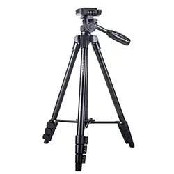 Trépied Portable yunteng VCT-521 avec tête de trépied tridimensionnelle pour Caméra MAX:136cm