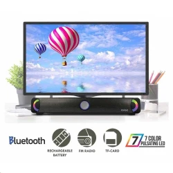 Haut parleur Soundbar sans-fil Bluetooth 5.0 Rechargeable 1800mAh TF AUX FM RADIO CAPSYS ECO 62