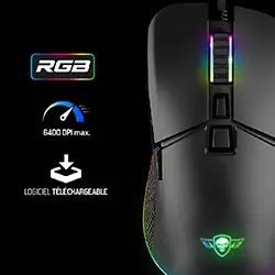 Pack Gaming 3 en 1 Spirit of gamer ULTIMATE 500 CLS-MK500 RGB Clavier souris Tapis de souris