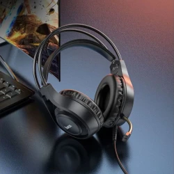 Casque Gaming filaire AUX 3.5mm HOCO W106 avec Microphone MULTIPLATEFORME pour PC PS4 Xbox One Switch