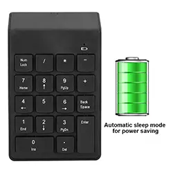 Pavé Numerique sans-fil 2.4ghz Mini clavier 18 Touches pour ordinateur portable PC