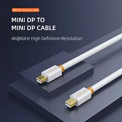 Cable Thunderbolt Mini DP vers Mini DP Displayport pour Macbook/Mac Lenovo Dell 4K display C051 CABLETIME 1.8m