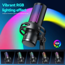 Yanmai GM7 Microphone Gaming USB RGB pour pour PC/Mac/PS4/PS5
