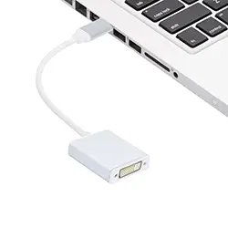 Adaptateur convertisseur Type-C USB-C USB 3.1 vers DVI 24 + 5 1080P