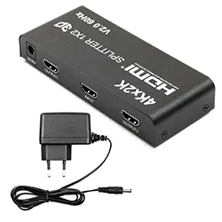 Splitter Amplificateur Séparateur HDMI 3D 4K 60Hz 2 Ports Sorties