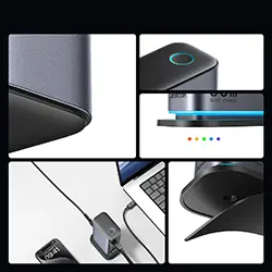 Station de charge Multi-Port GaN 65W 4 x USB-C + 2 x USB-A Joyroom JR-TCM02 1.5m