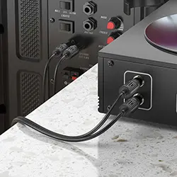 Câble Audio 2 x RCA Vers 2 x RCA HOCO UPA29 1.5m