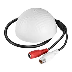 Microphone de Surveillance Audio haute sensibilité, micro, capteur de son, pour CCTV AHD, caméra IP de sécurité DVR, vidéosurveillance