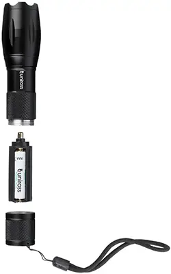 Torche Tactique UNIROSS 10W T6 LED 600lm ULFL010