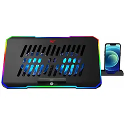 HAVIT F2069 Refroidisseur ordinateur portable jusqu'à 17 pouces RGB avec 2 ventilateurs