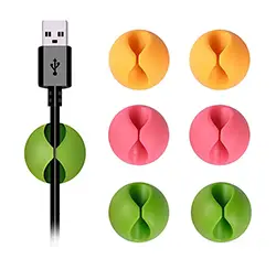 Support Attache câble 3 pièces pour fils et câbles multicolores – UN-15