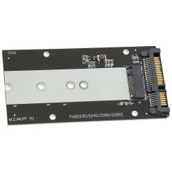 Adaptateur Convertisseur M.2 NGFF SATA 2230/2242/2260/2280 vers SATA 3 SSD 2.5 pouces